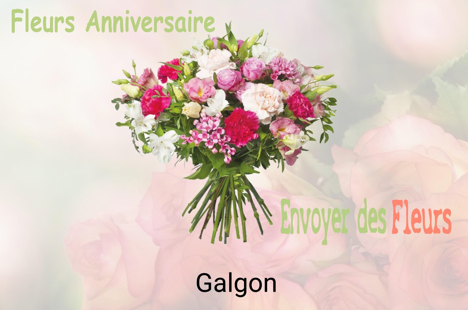Bouquet de fleurs d’anniversaire livré à Galgon
